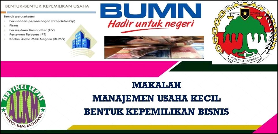 Contoh Surat Kepemilikan Usaha Kecil