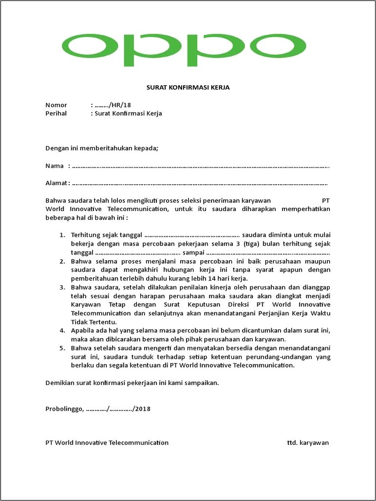 Contoh Surat Konfirmasi Survey Masukan Untuk Perusahaan