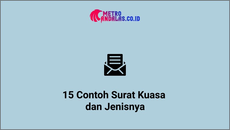 Contoh Surat Kuasa Kedinasan Instansi Perusahaan