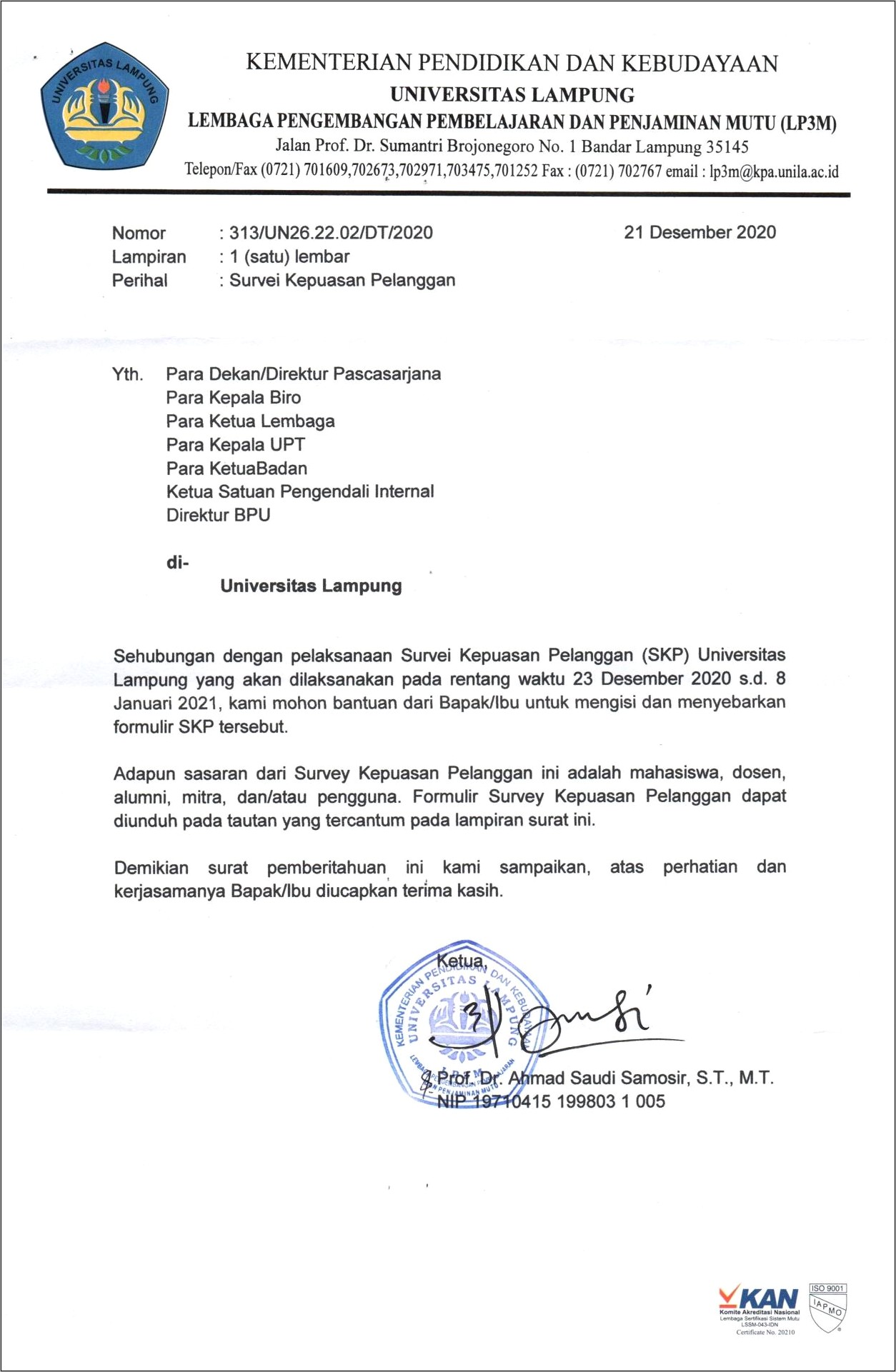 Contoh Surat Kunjungan Sekolah Ke Dinas Perpustakaan