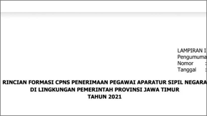 Contoh Surat Lamaran Kerja Di Dinas Kependudukan Dan Pencatatan Sipil