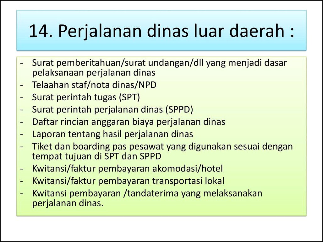 Contoh Surat Laporan Hasil Tugas Dinas Luar