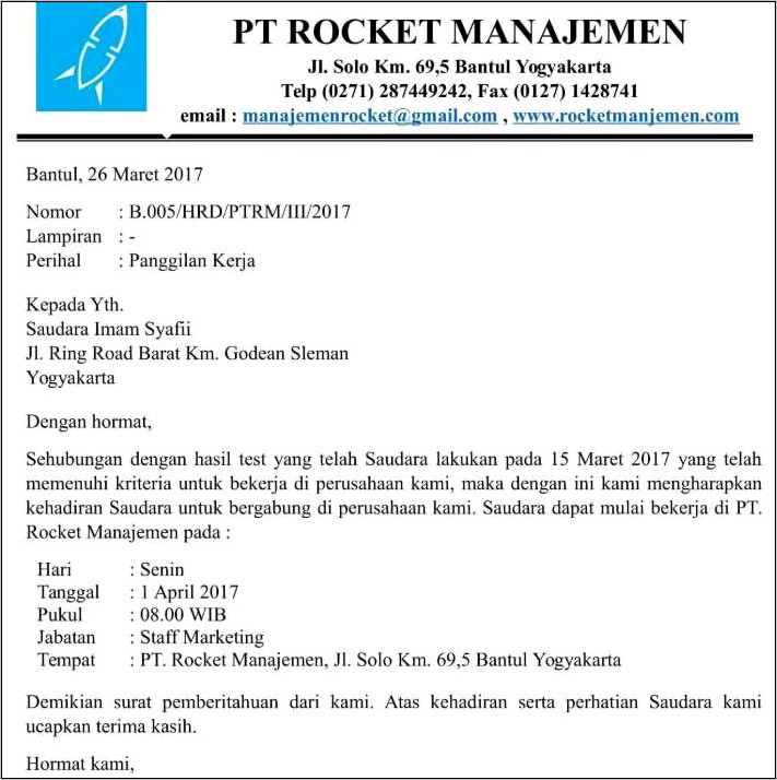 Contoh Surat Masuk Dinas Pendidikan