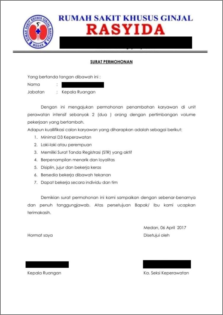 Contoh Surat Nota Dinas Yang Baik Dan Benar