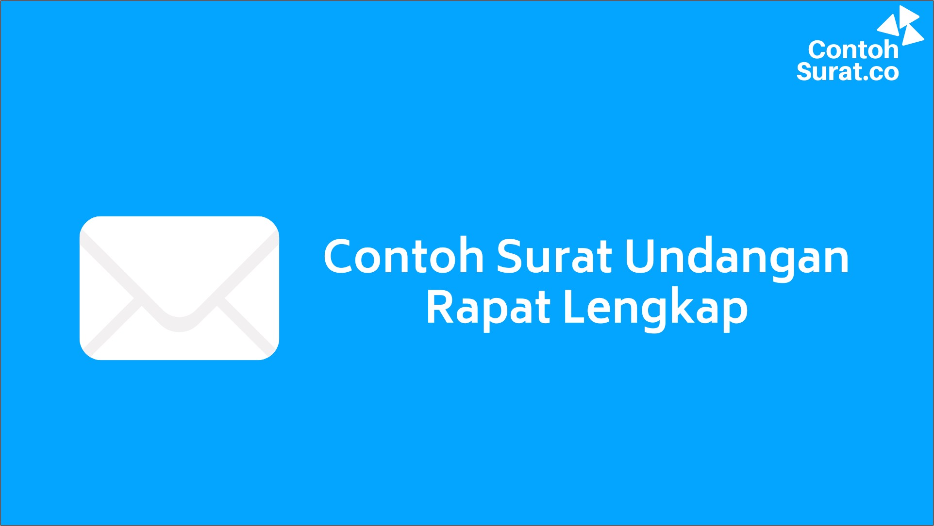 Contoh Surat Pemberitahuan Undangan Rapat