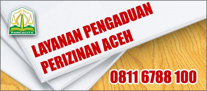 Contoh Surat Pengaduan Ke Kantor Perizinan 1 Pintu Kabupaten Belitung
