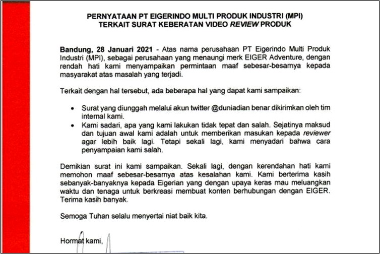 Contoh Surat Pengajuan Cicilan Mobil Dinas