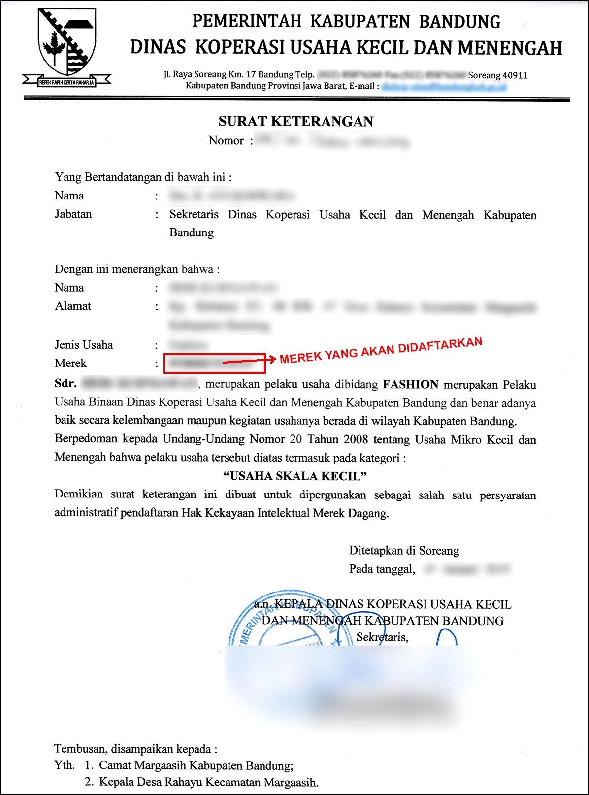 Contoh Surat Pengalihan Manajemen Perusahaan