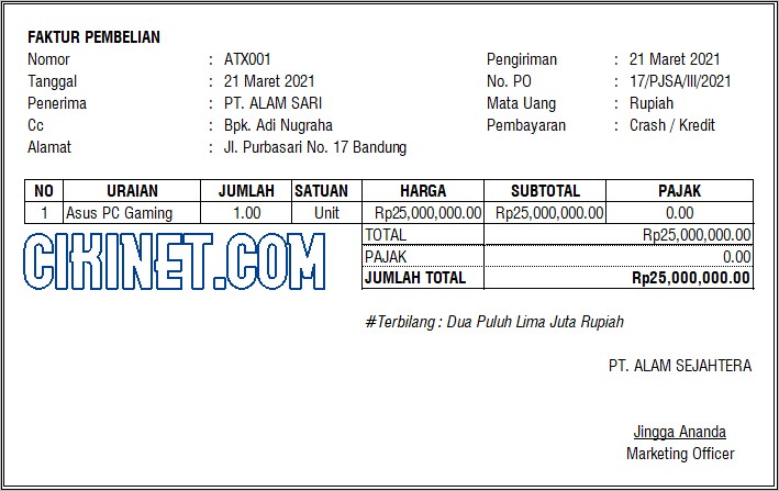 Contoh Surat Pengantar Barang Ke Suatu Perusahaan