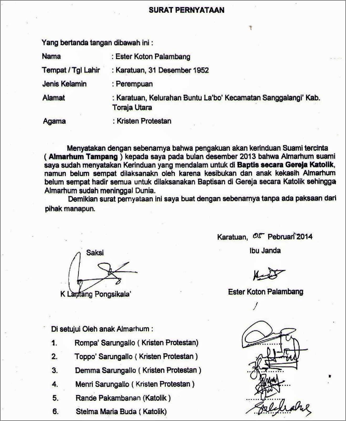 Contoh Surat Pengantar Perusahaan Untuk Gereja