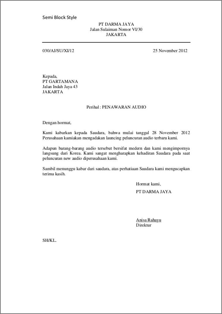 Contoh Surat Penolakan Undangan Rapat Dalam Bahasa Inggris