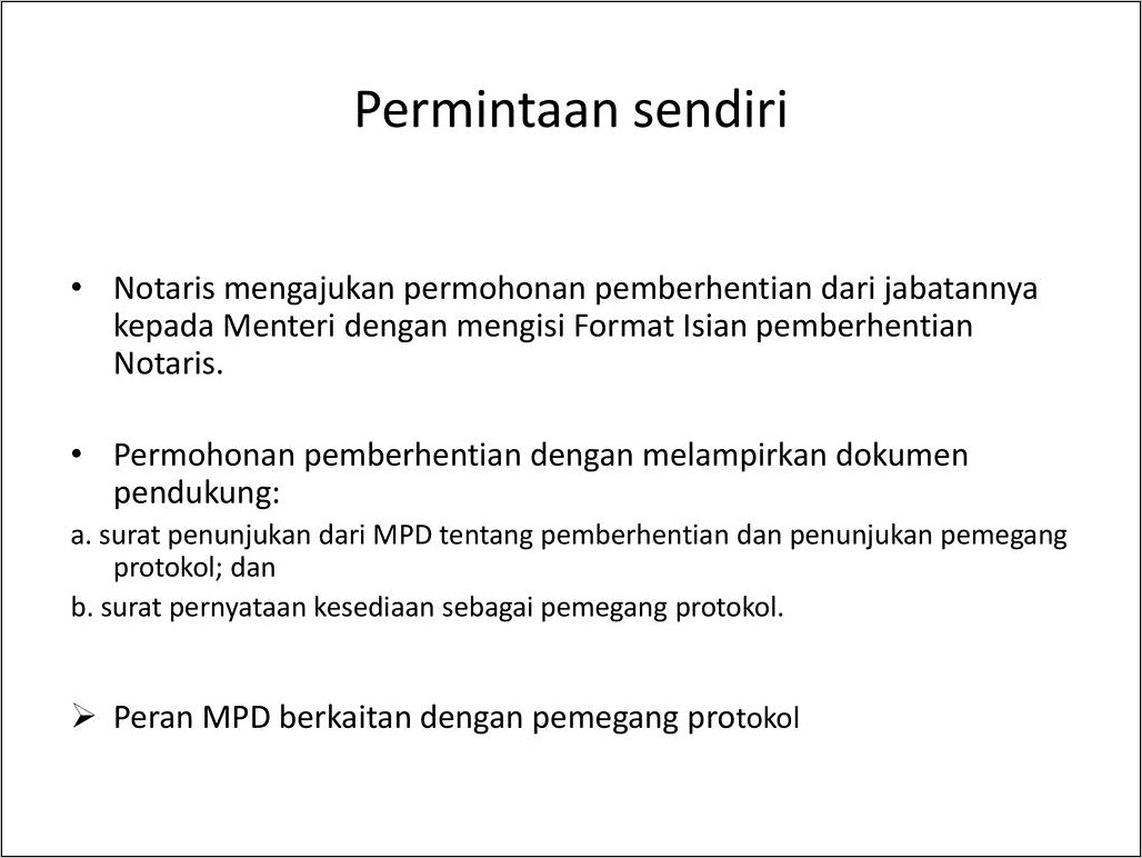 Contoh Surat Penunjukan Sebagai Pendukung Perusaha