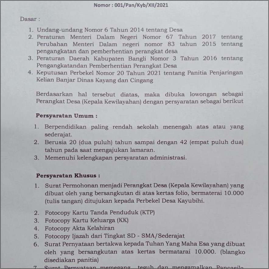 Contoh Surat Permintaan Pot Bunga Ke Dinas