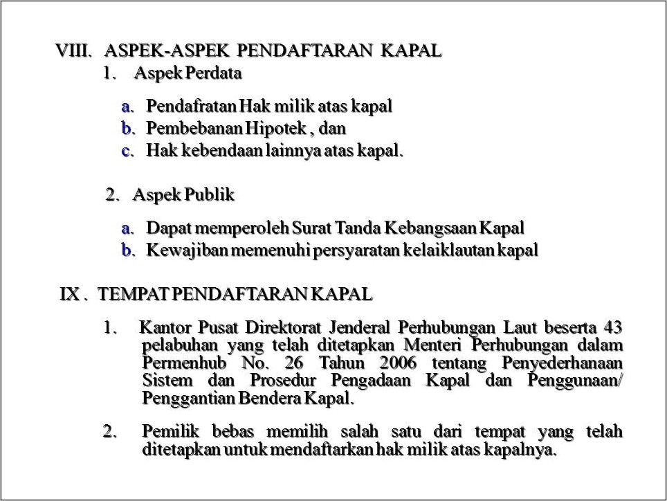 Contoh Surat Permohonan Penggantian Bendera Kapal