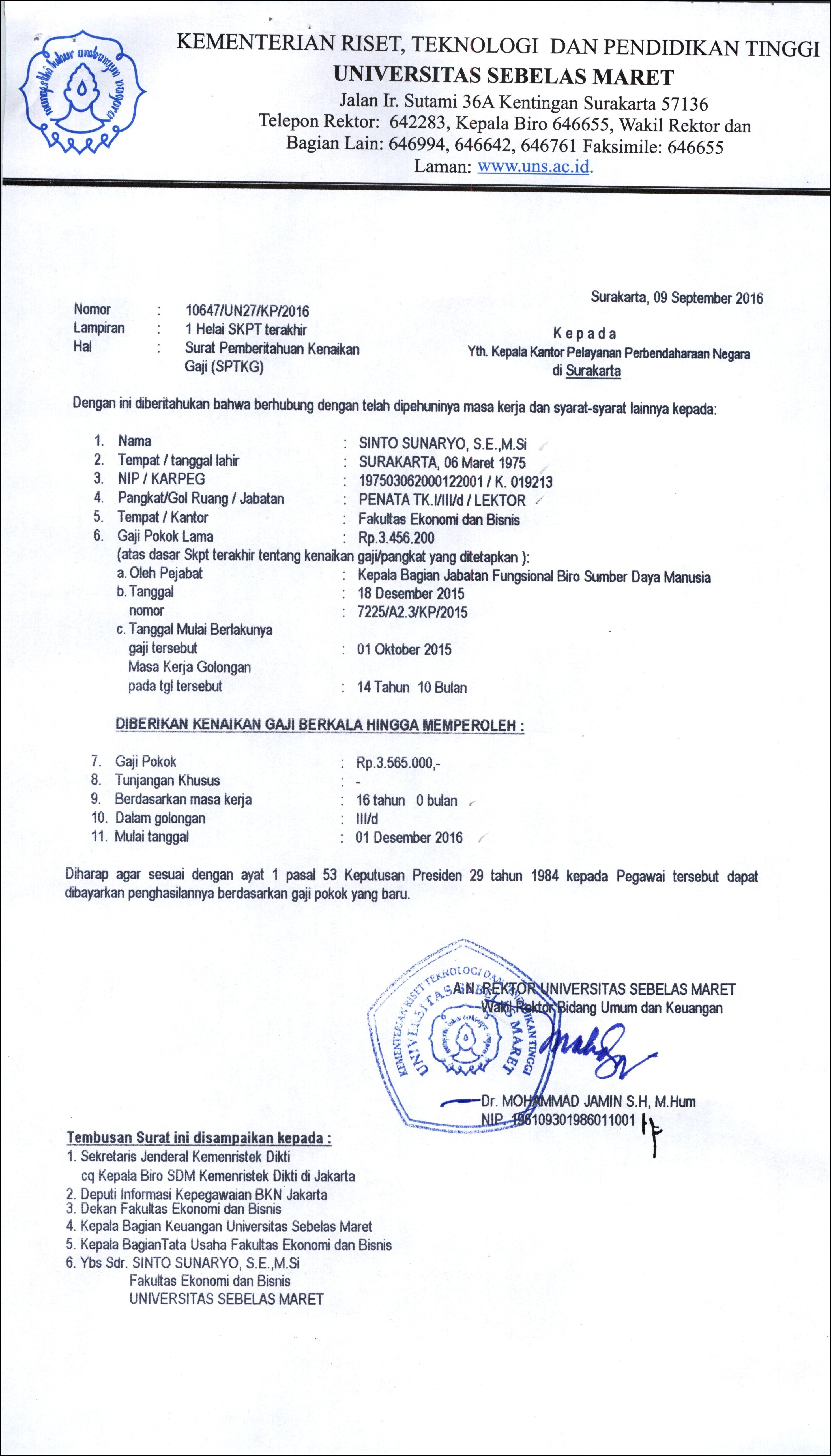 Contoh Surat Permohonan Penyetaraan Gaji