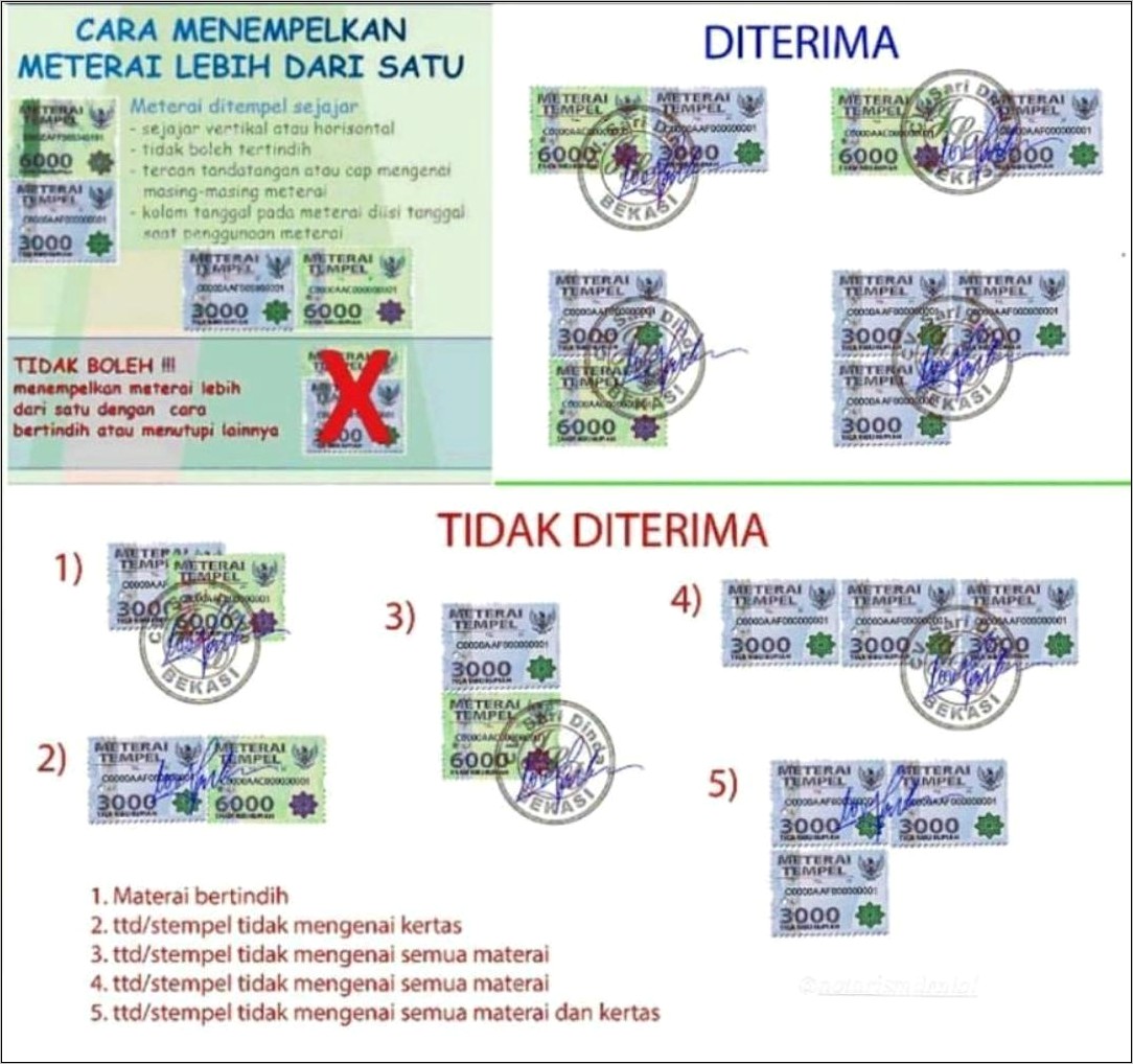 Contoh Surat Permohonan Pergantian Bentuk Stempel