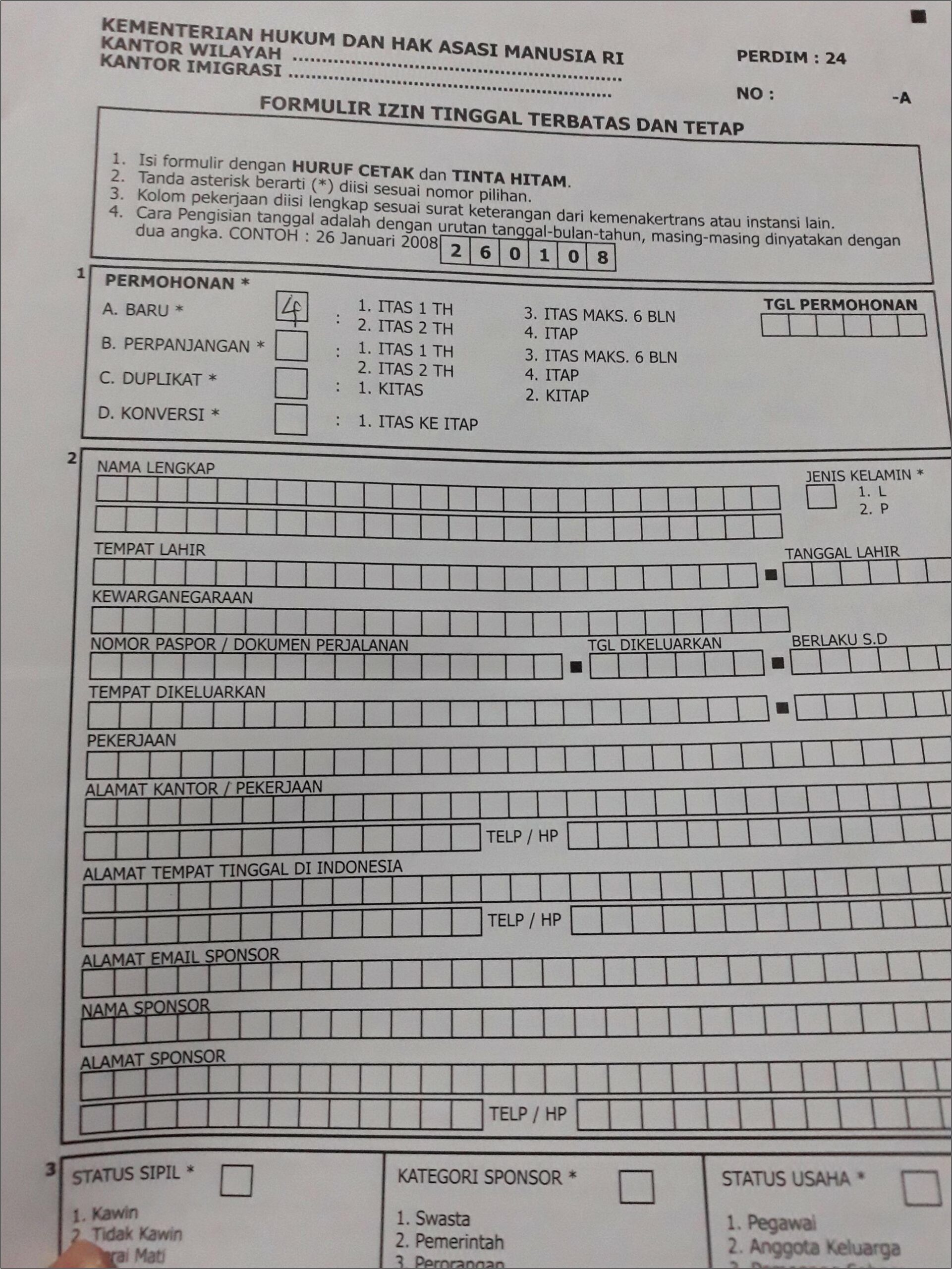 Contoh Surat Permohonan Perpanjangan Kiap