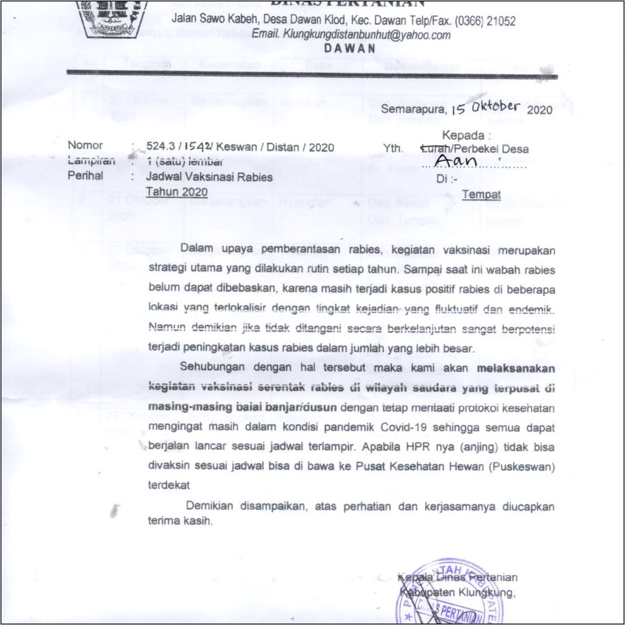 Contoh Surat Permohonan Personel Pemeriksaan Iva