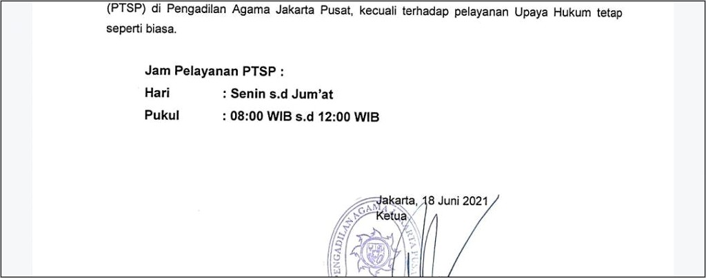 Contoh Surat Permohonan Perubahan Data Ptsp Dki Jakarta