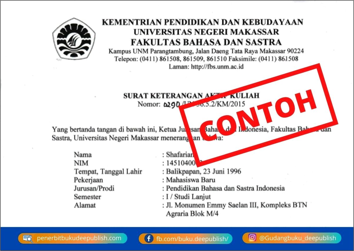 Contoh Surat Permohonan Presentsi Perumahan Ke Instnsi