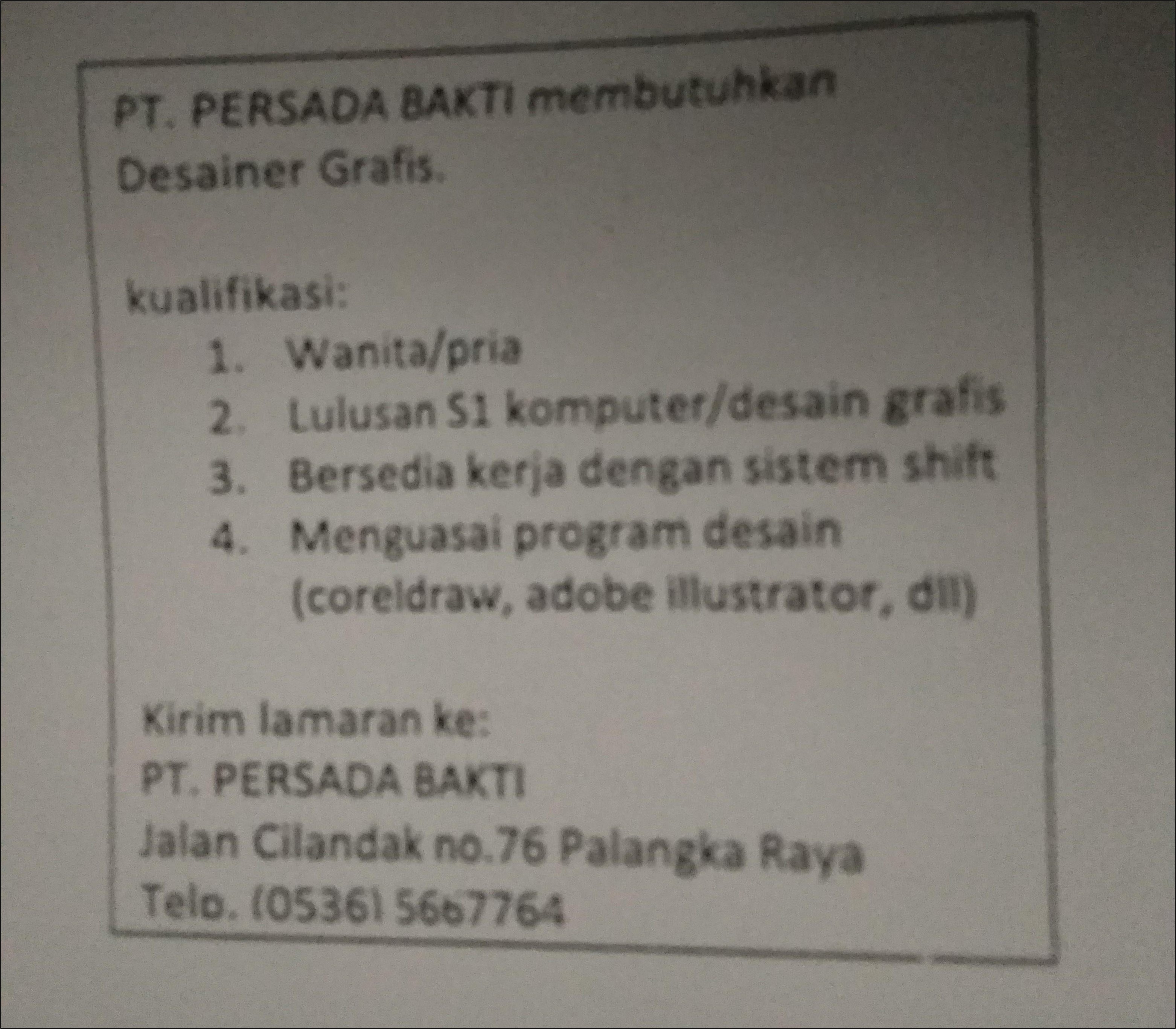 Contoh Surat Permohonan Siap Tampil