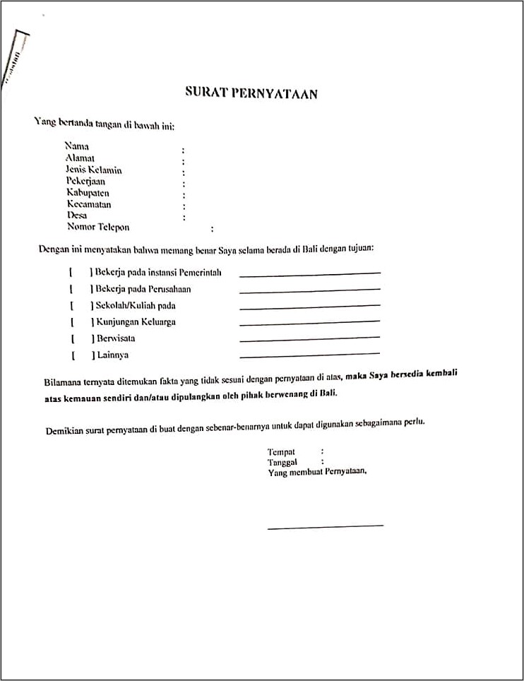 Contoh Surat Permohonan Sidak