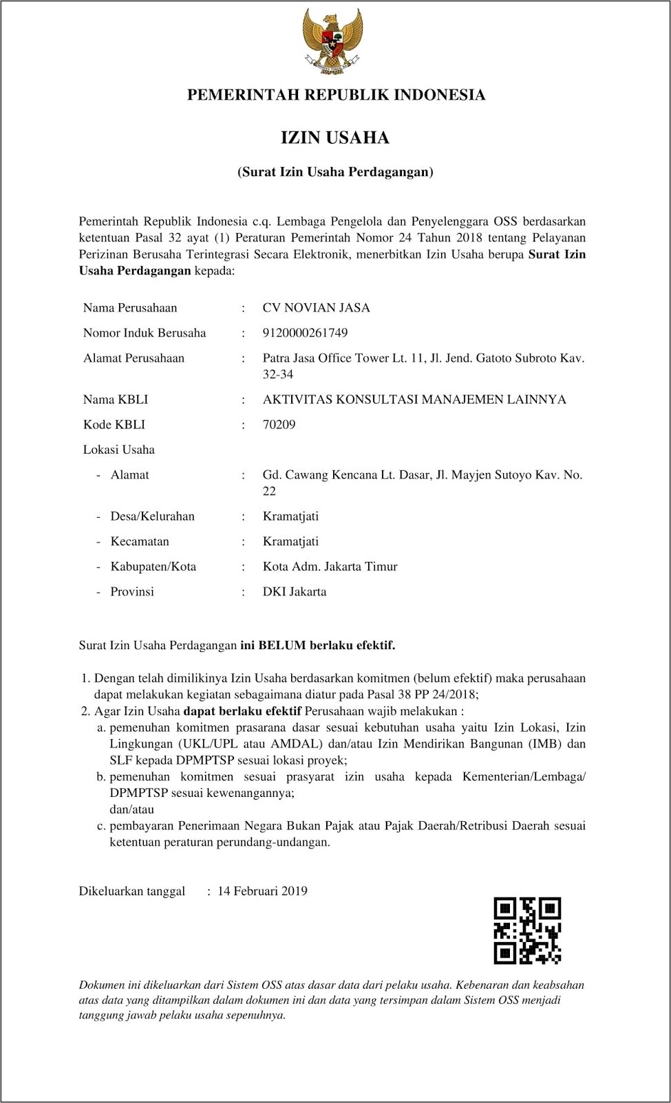 Contoh Surat Permohonan Surat Ijin Perusahaan Transportasi Untuk Gubernur