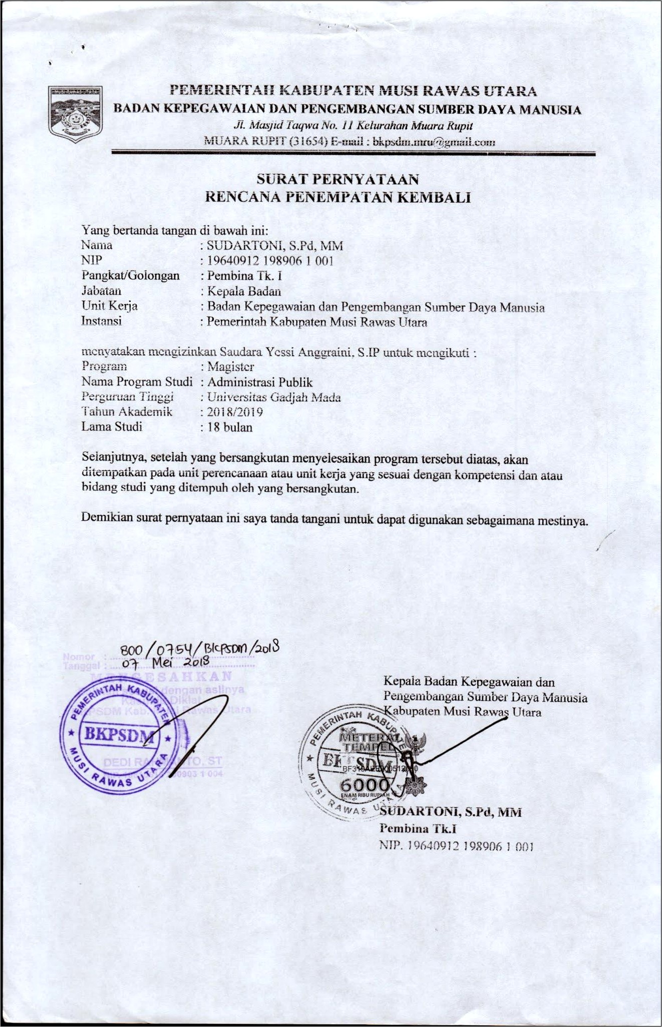 Contoh Surat Permohonan Untuk Minta Surat Pengangkatan