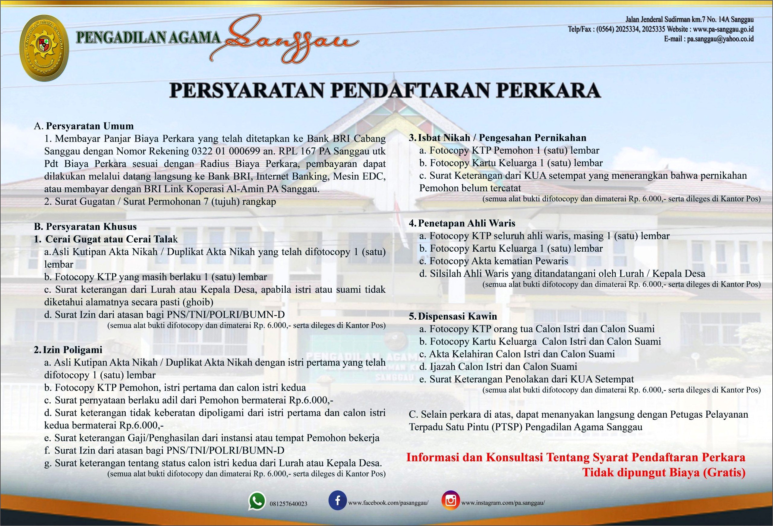 Contoh Surat Permohonan Wali Dan Ijin Jual