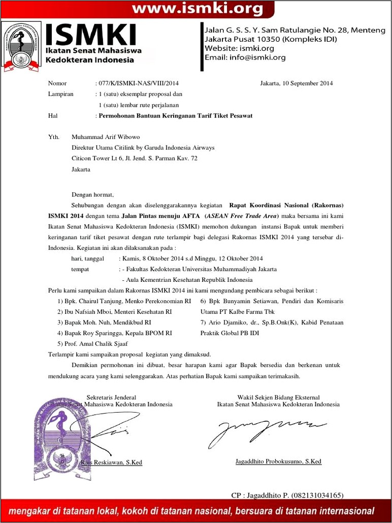 Contoh Surat Pernyataan Perusahaan Garuda