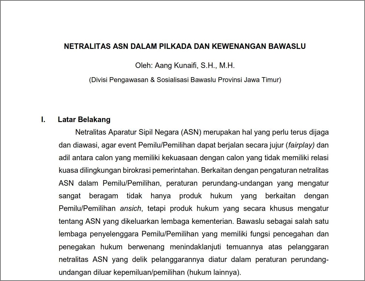 Contoh Surat Pernyataantidak Terlibat Pelanggaran Perundang Undangan