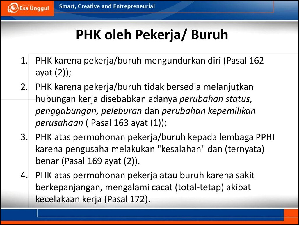 Contoh Surat Phk Perusahaan Karena Pidana