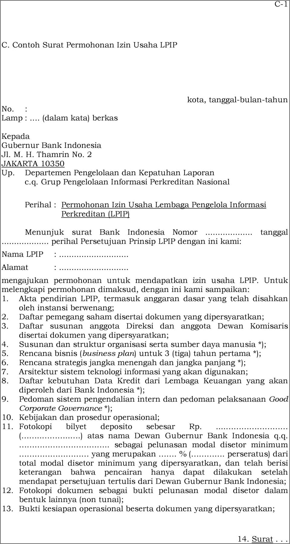 Contoh Surat Pinjaman Dana Dari Pemegang Saham Unntuk Perusahaan