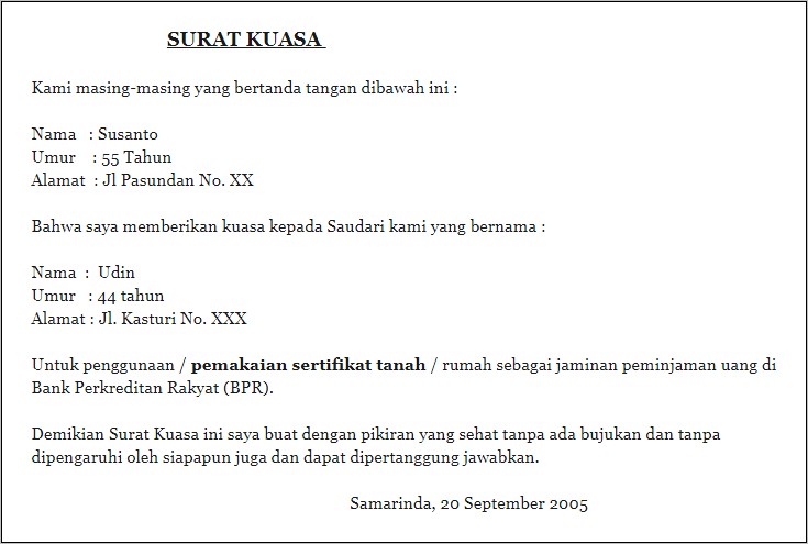 Contoh Surat Pinjaman Ke Perusahaan