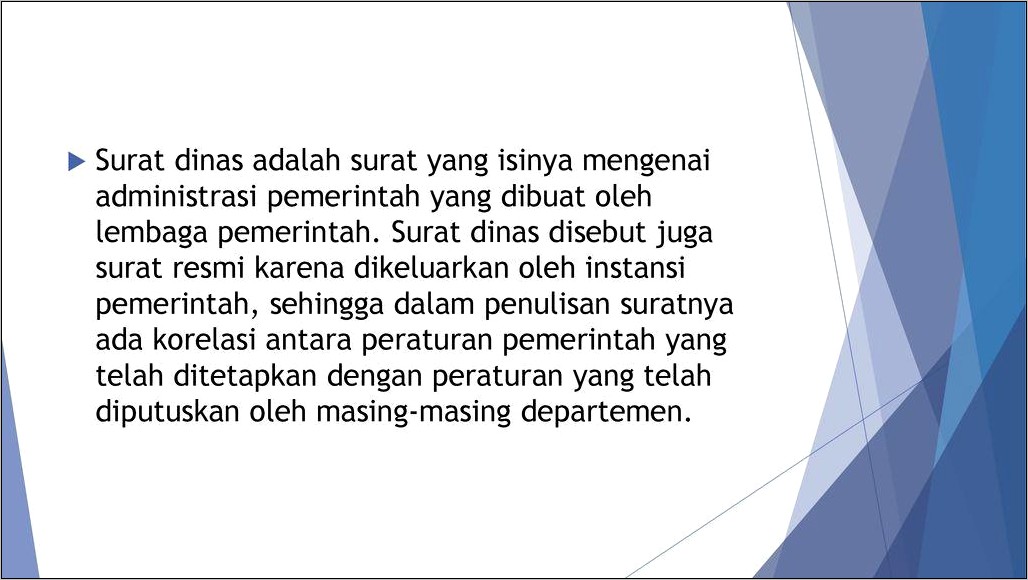 Contoh Surat Pribadi Dinas Dan Niaga