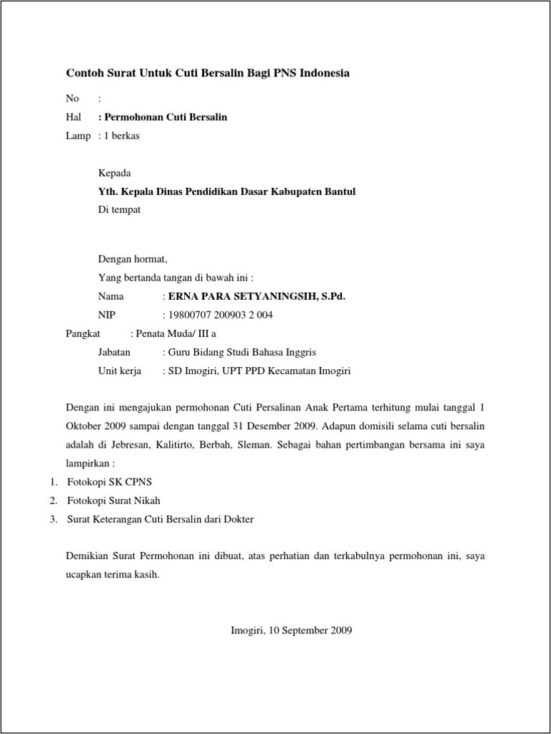 Contoh Surat Proposal Perizinan Ke Universitas Gunadarma
