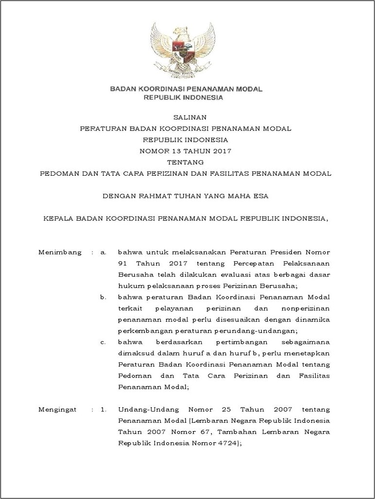 Contoh Surat Rekomendasi Perpanjangan Imta 2017 Di Dinas Bkpm