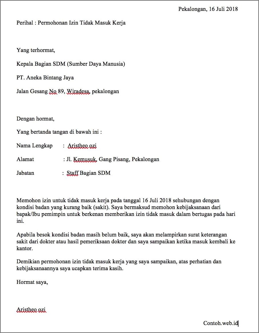 Contoh Surat Rekomendasi Usaha Dari Desa Untuk Pengajuan Proposal Kerjasama