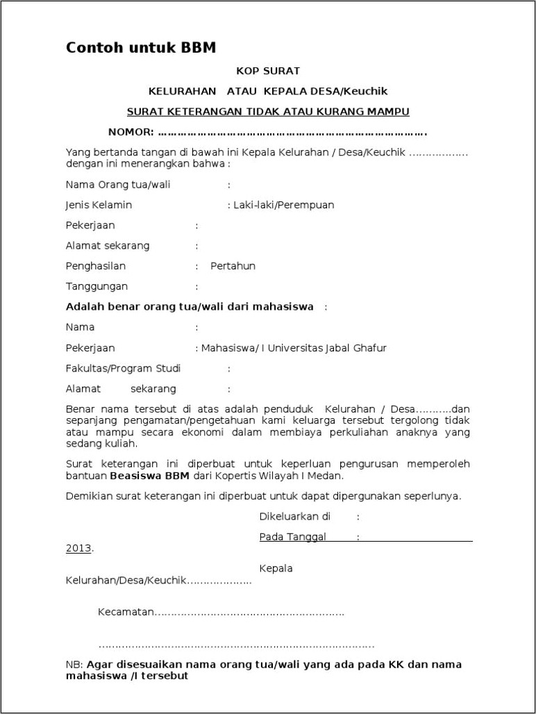 Contoh Surat Rekomendasi Yang Dikeluarkan Dari Desa Untuk Perusahaan