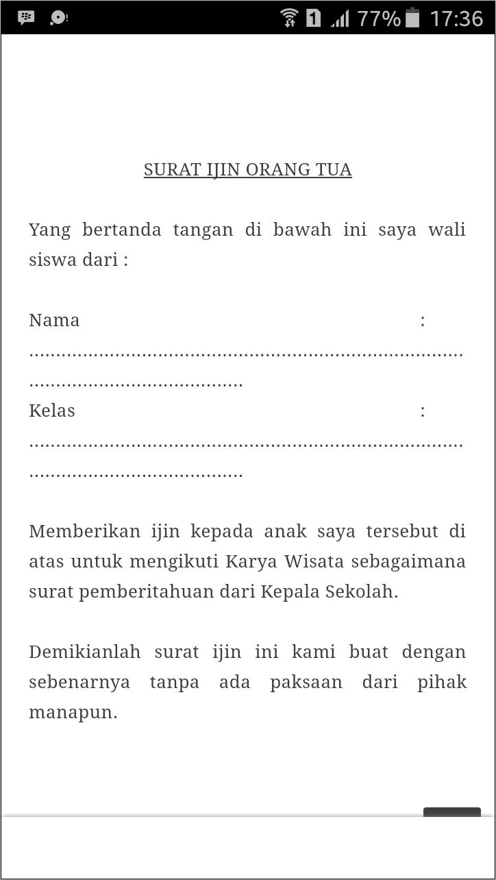 Contoh Surat Rekreasi Perusahaan