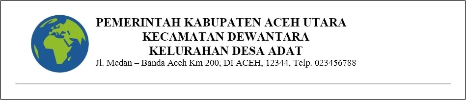 Contoh Surat Resmi Perusahaan Dengan Kop Surat