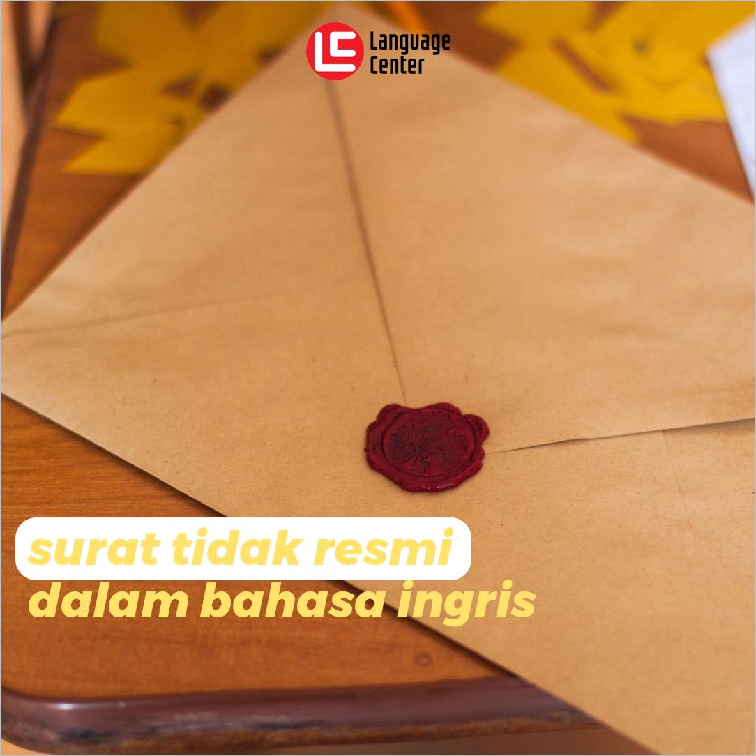 Contoh Surat Resmi Undangan Sekolah Bahasa Inggris