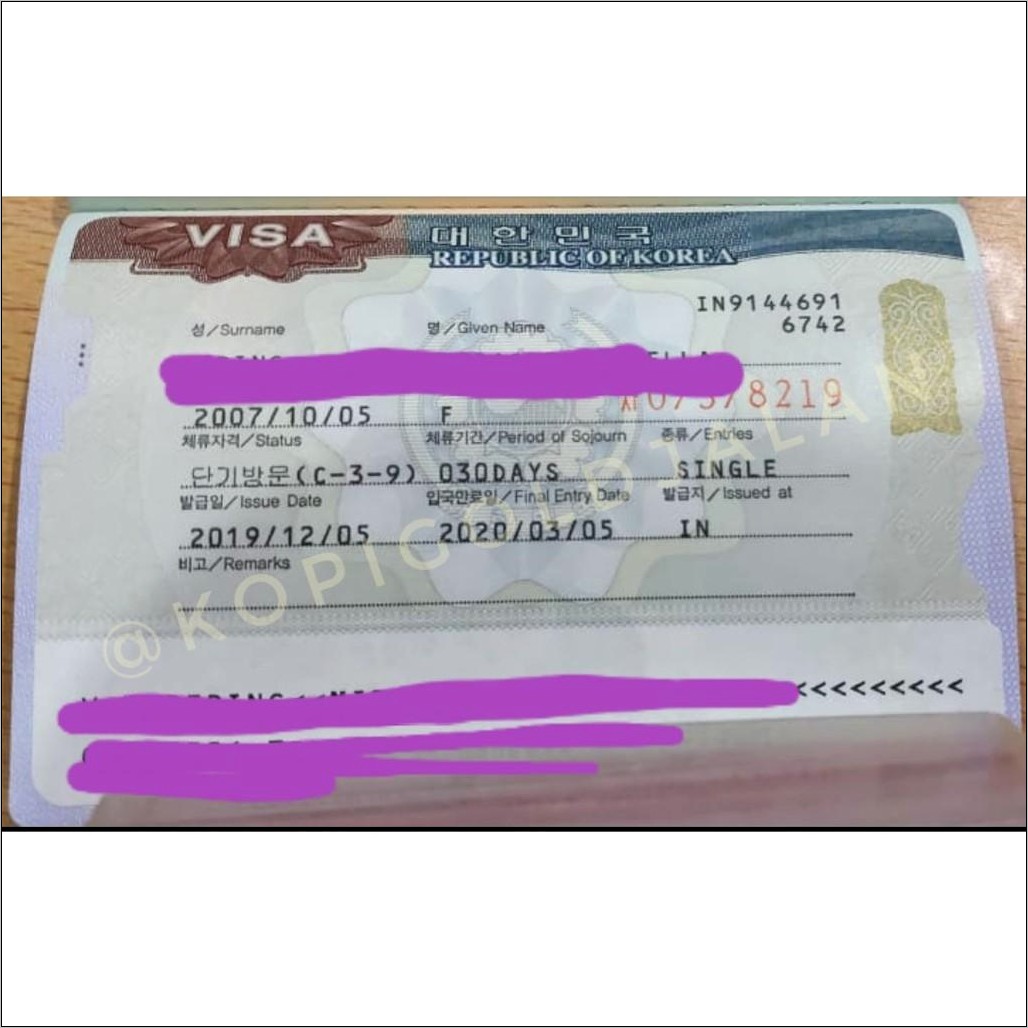 Contoh Surat Sponsor Visa Korea Dari Perusahaan