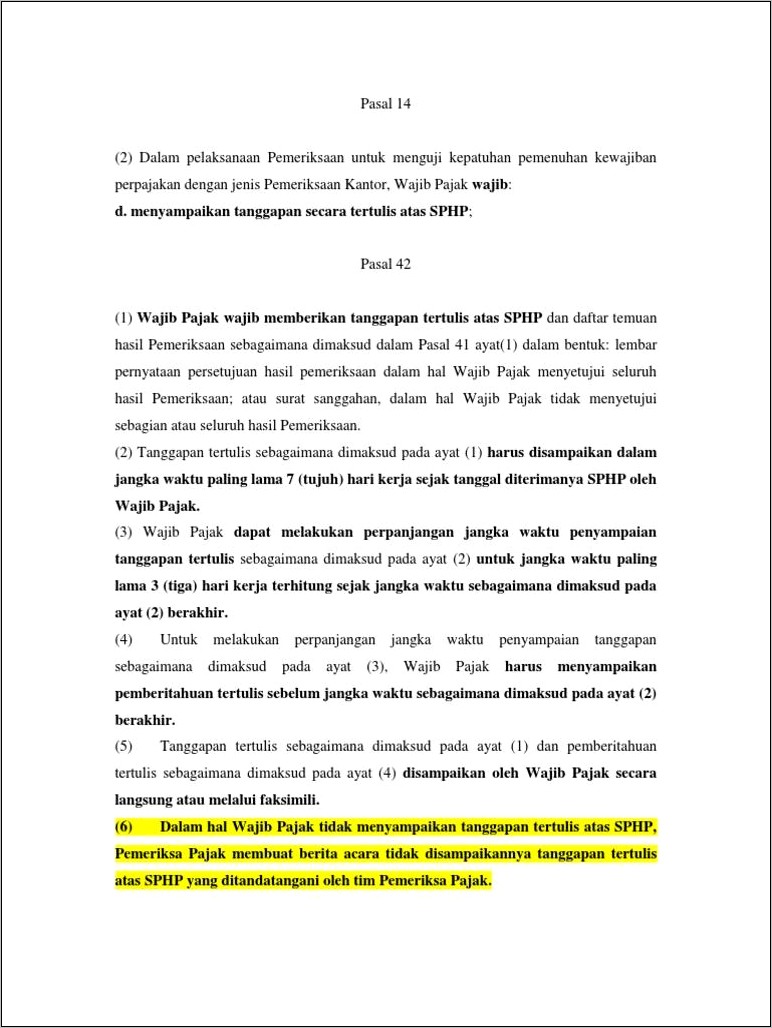 Contoh Surat Tanggapan Undangan Atas Pembahasan Akhir Hasil Pemeriksaan