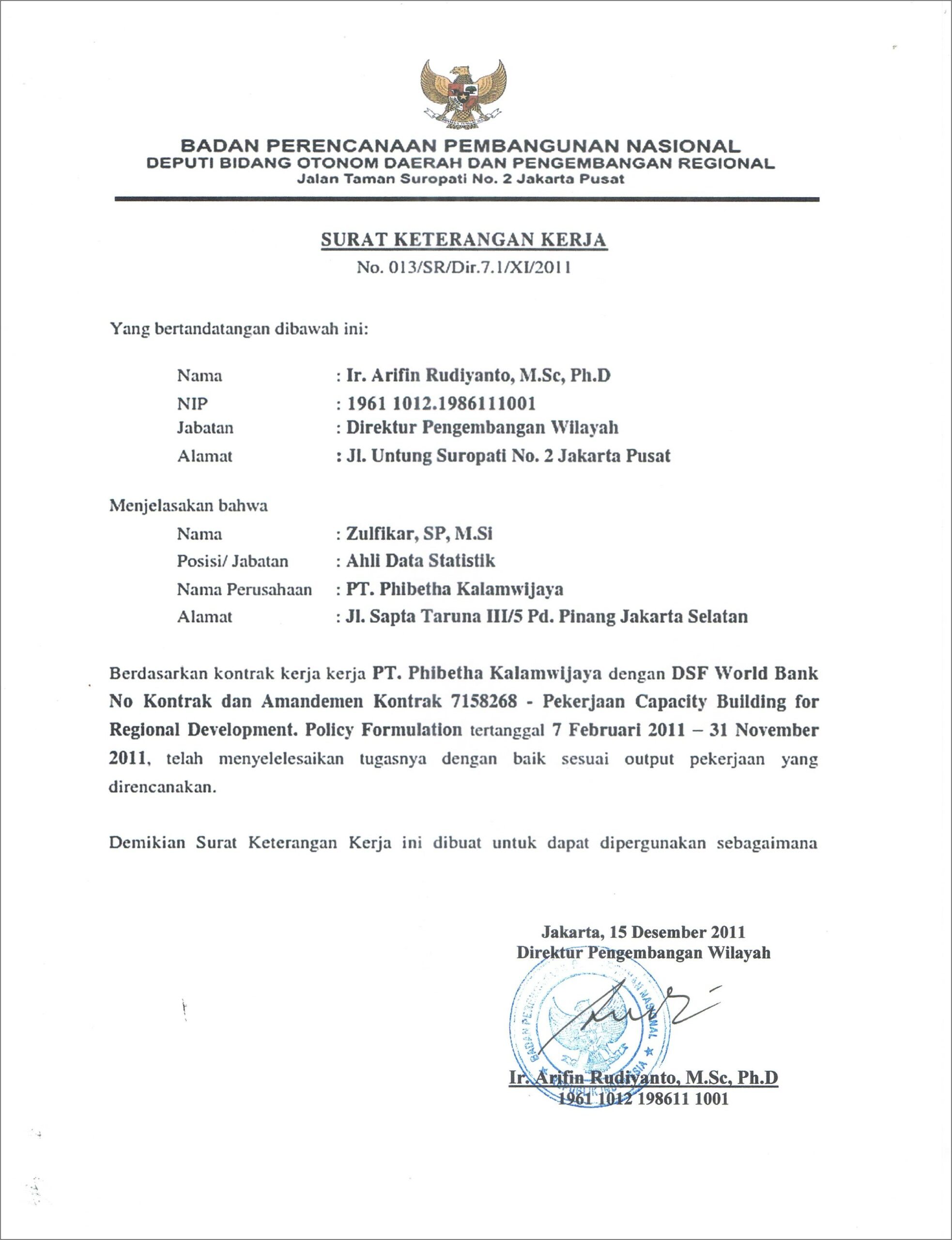 Contoh Surat Tugas Dinas Dari Kepala Ke Plh