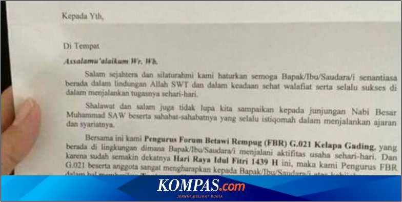 Contoh Surat Tuntutan Warga Terhadap Perusahaan