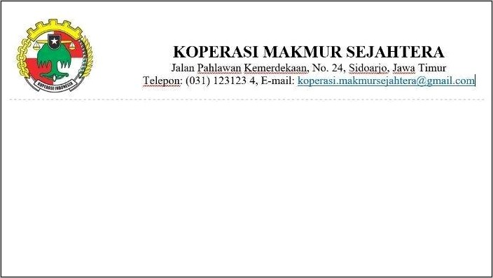 Contoh Surat Undangan Acara Buka Bersama Microsoft Word