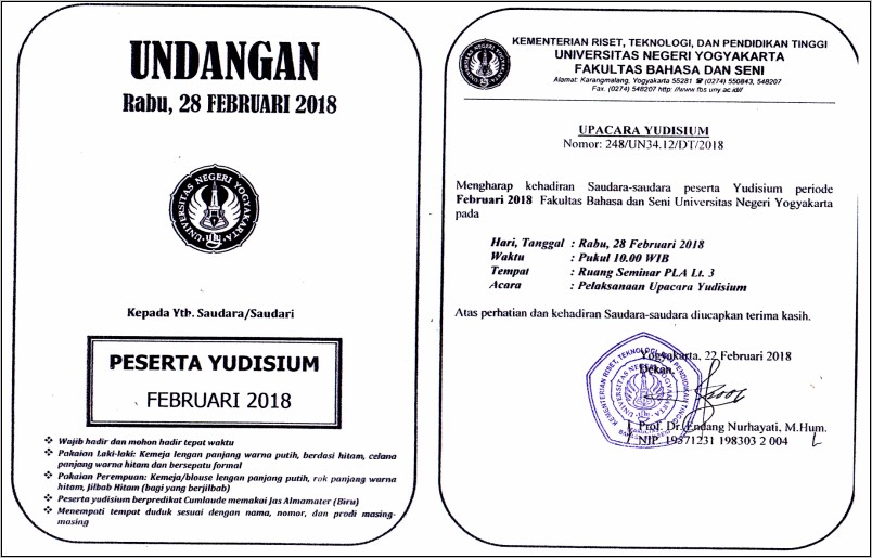 Contoh Surat Undangan Acara Musik