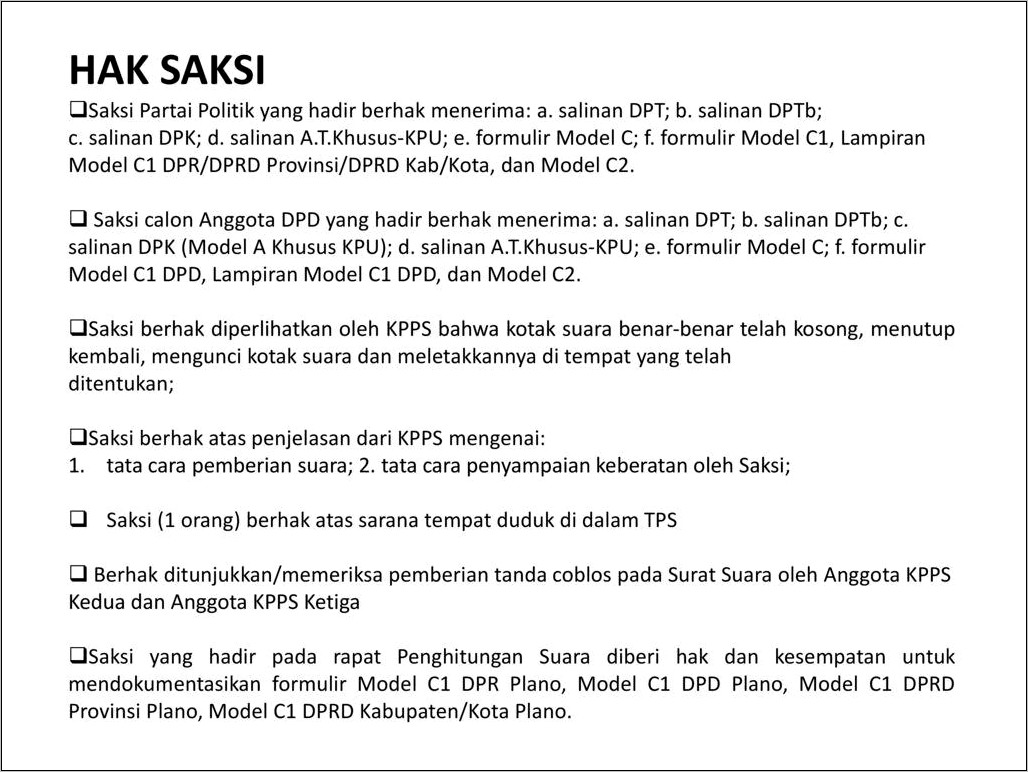 Contoh Surat Undangan Bimtek Saksi Peserta Pemilu 2019