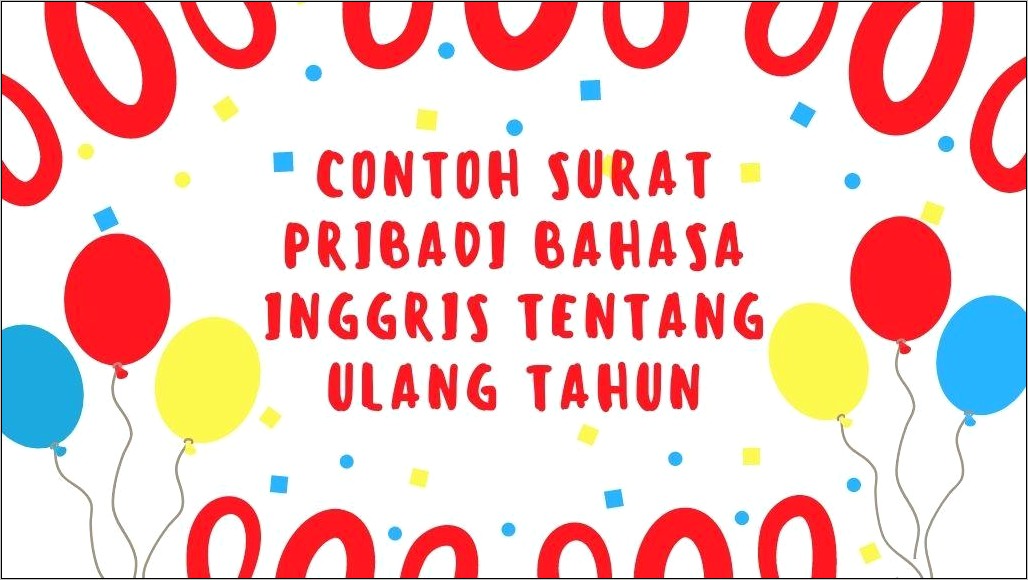 Contoh Surat Undangan Dalam Bahasa Inggris Beserta Terjemahannya